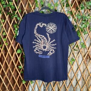 Vintage Y2K scorpion Bay 1990s beach surf usa made t-shirt